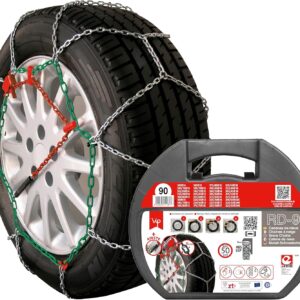 Cadenas de nieve RD9 9mm (talla 90) + guantes, set 2 uds
