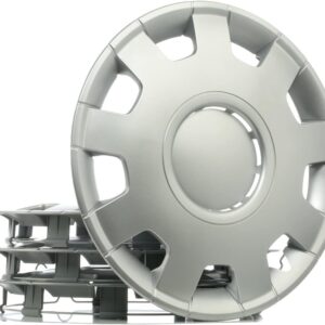 Kit tapacubos 13" plata para Alfa Romeo - 4 unidades