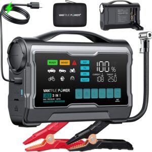 Arrancador VANTRUE JS3 3250A con Compresor 160 PSI