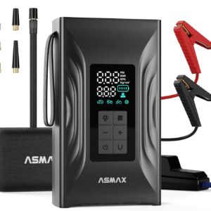 ASMAX T20 Arrancador 4000A + Compresor 150PSI con Power Bank