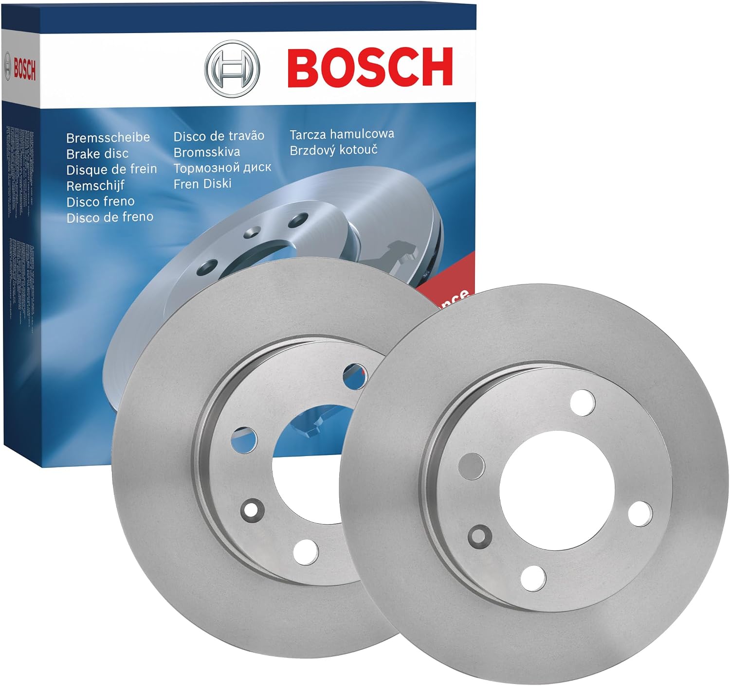 Bosch BD418 Discos de freno ECE-R90, 2 unidades