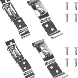 Soporte matrícula remolque 4 uds. inoxidable universal 120x25mm
