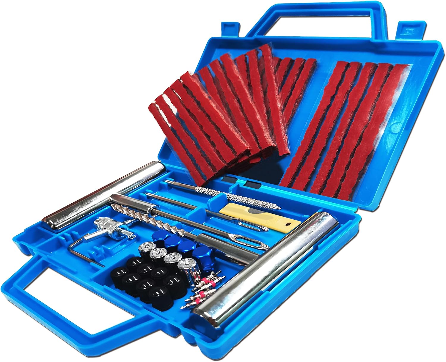 Kit reparación pinchazos neumáticos 53 pcs HYHJMISTY