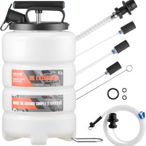 VEVOR Bomba manual de aceite 9,5L con accesorios