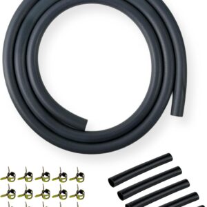 Tubo gasolina 5 mm 1m + 20 abrazaderas YAMAKATO