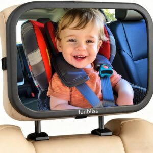 Funbliss Espejo Retrovisor Bebé Asiento Trasero