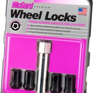 Tuercas antirrobo McGard Tuner M12x1.5 negras SW21