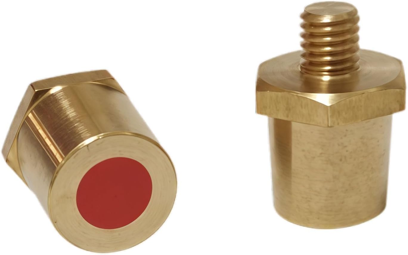 Adaptadores batería M8 latón 2 uds. para coche y electrónica