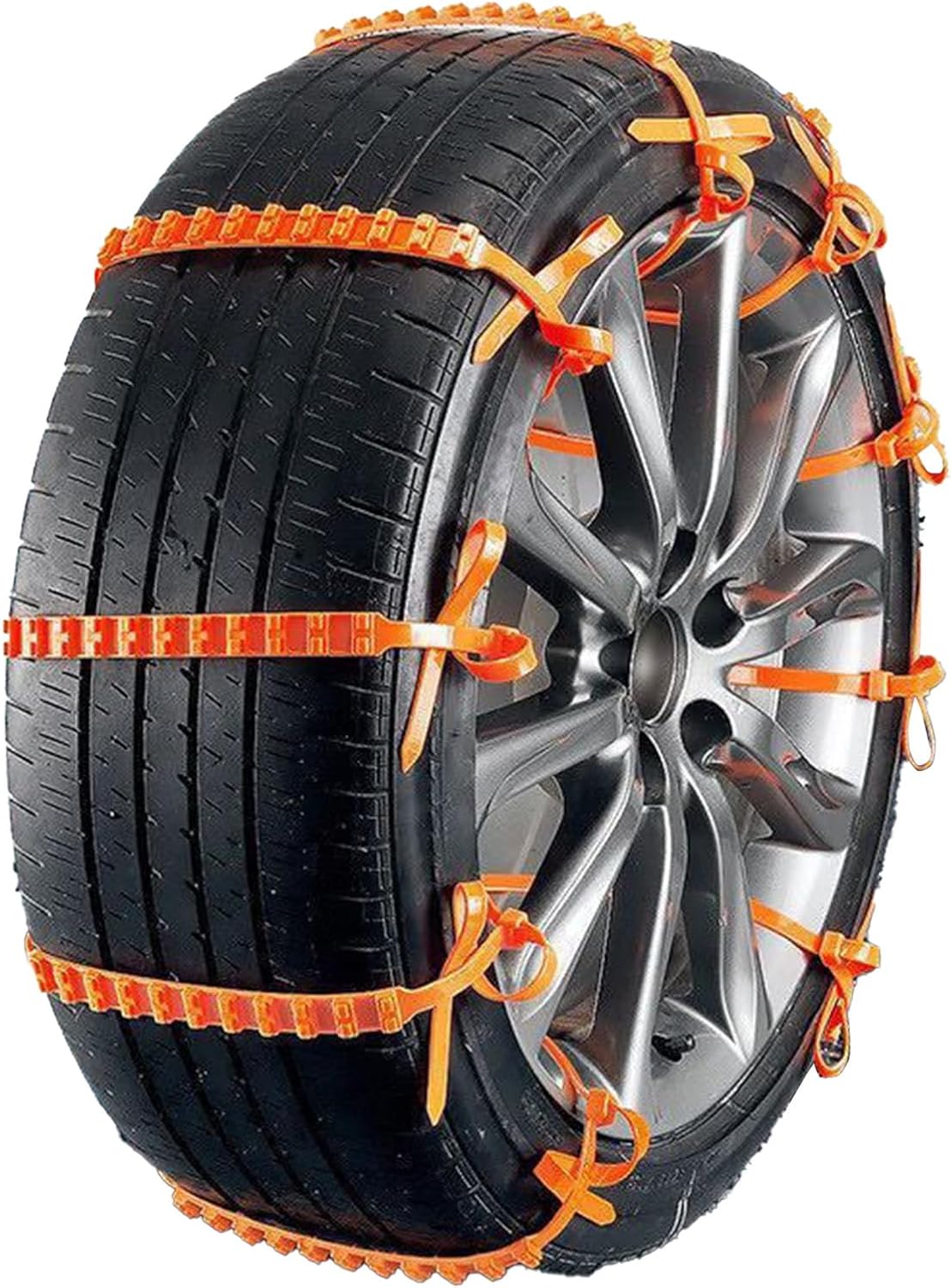Cadenas para nieve Protoence, 10 piezas, para SUV y coches