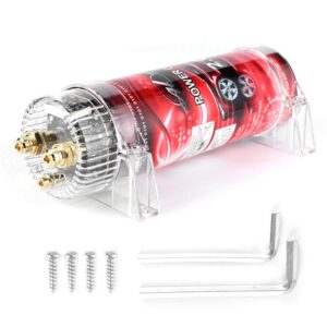 Condensador Aramox 2F para coche con pantalla LED