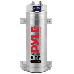 Pyle Condensador 6F para coche, DC 12-24V