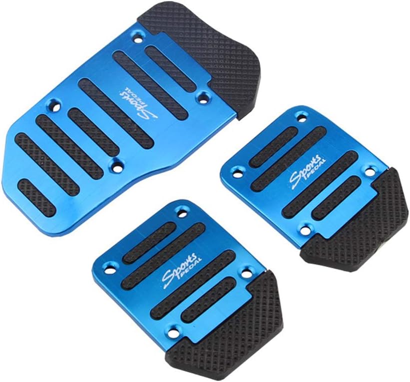 Cubrepedales Aluminio Azul 3 uds. | Bogoro