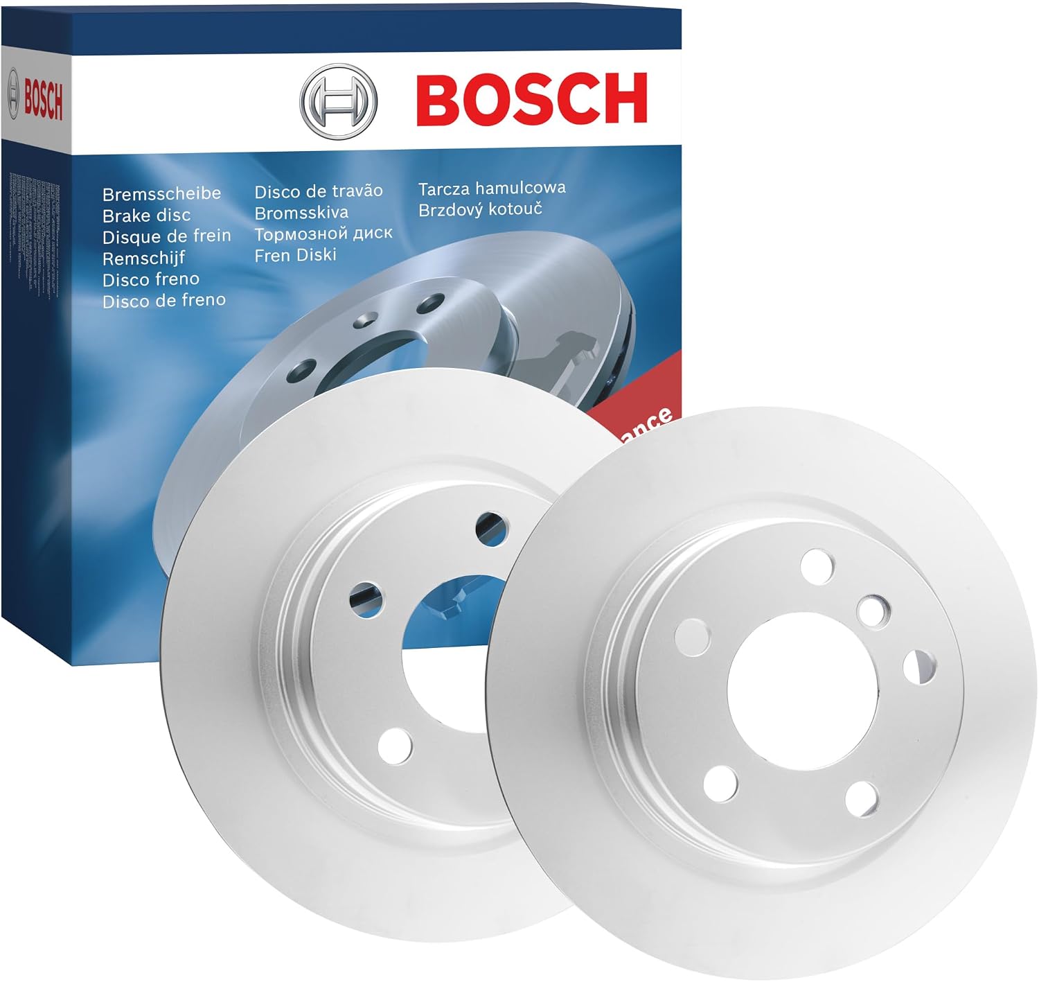 Juego de 2 discos de freno Bosch BD1650 traseros 290mm