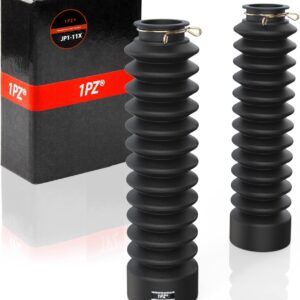 Fuelle horquilla moto 31mm negro 205x50mm (2 uds.) - 1PZ