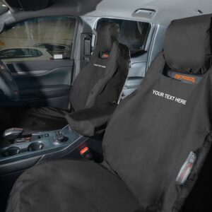 Fundas asiento Ford Ranger Raptor a medida, impermeables y bordadas