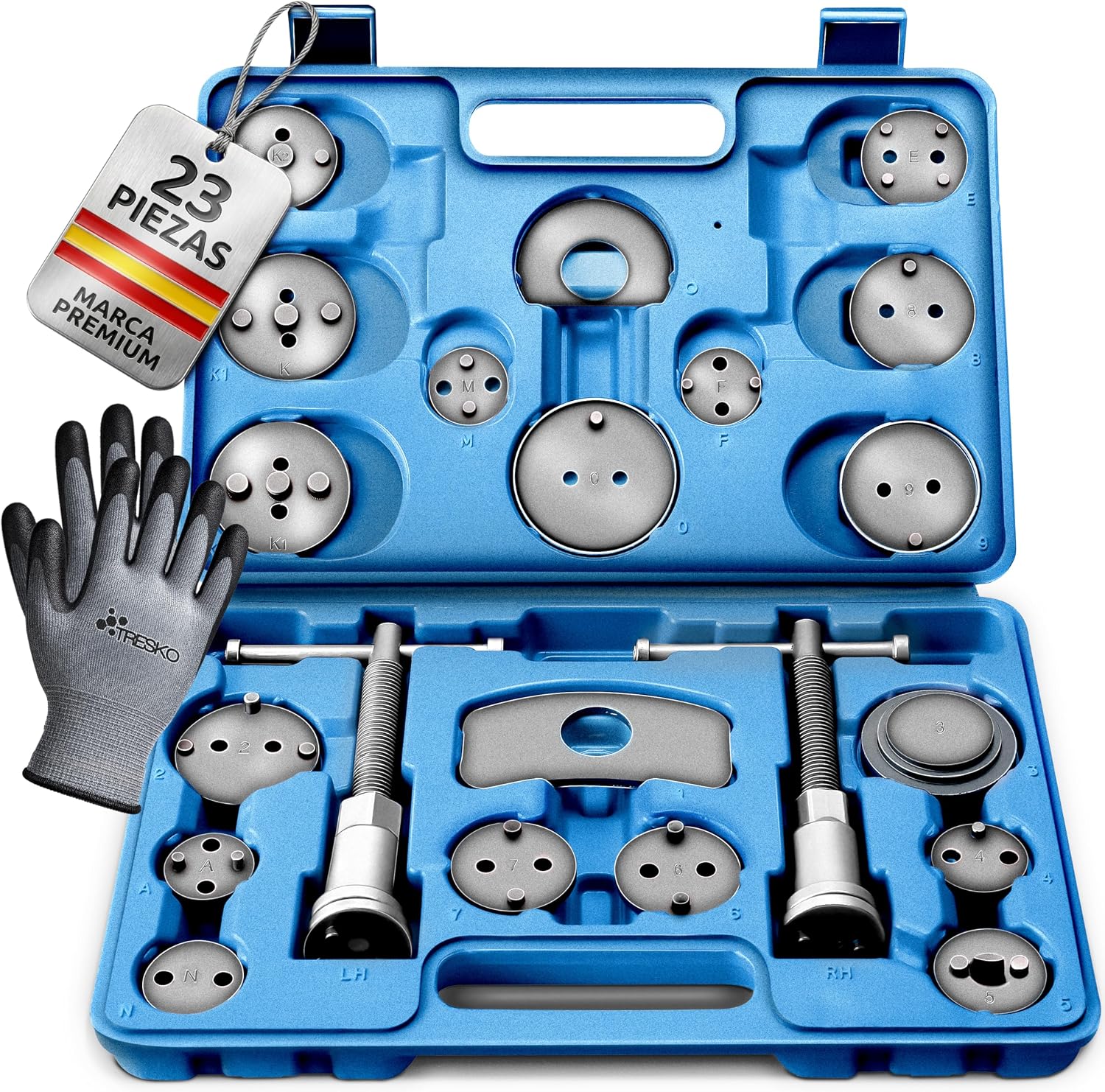 TRESKO® Reposicionador de pistones de freno 22 pcs