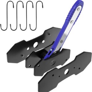 QWORK® Reposicionador de pistones de freno – Herramienta 4 ganchos 360°