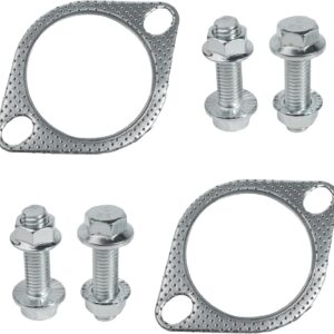 Junta escape 63mm RowGlow 2uds + pernos/tuercas