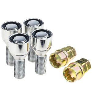 Pernos antirrobo M14 x 1,25 - Lote 4 unidades