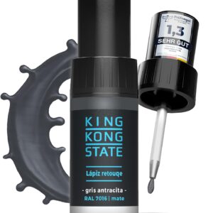 Pintura reparación arañazos coche gris antracita mate King Kong State