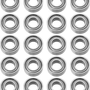 OTOTEC 20 Bolas MR84ZZ 4x8x3 mm Rodamientos Acero Doble Blindaje