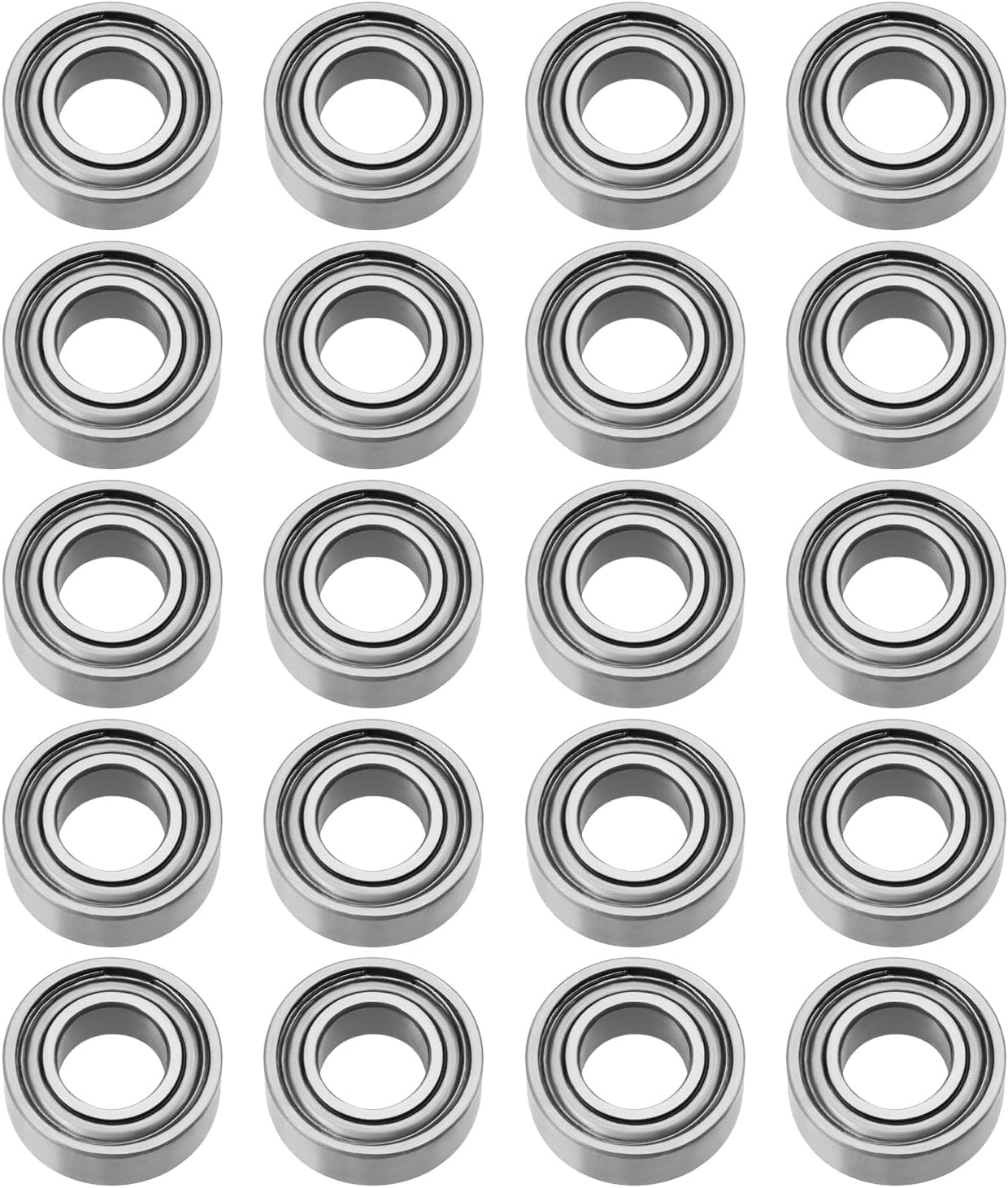 OTOTEC 20 Bolas MR84ZZ 4x8x3 mm Rodamientos Acero Doble Blindaje
