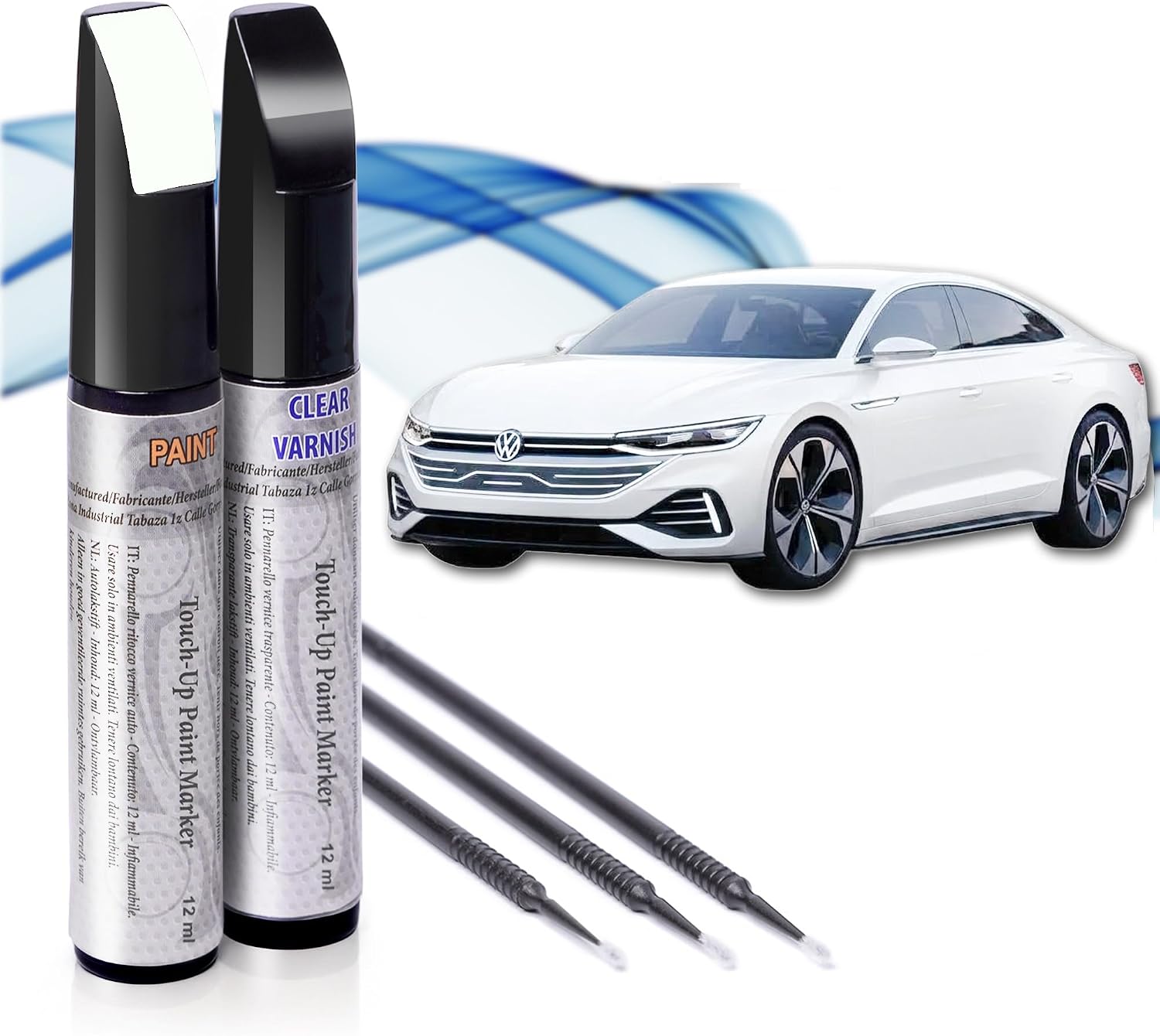 Reparador coche arañazos Volkswagen LC9A blanco puro