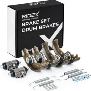 Kit frenos disco-tambor trasero RIDEX para Fiat 127