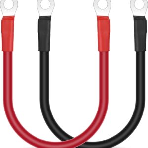 Cables batería URAQT 30cm 16mm² rojo/negro M8