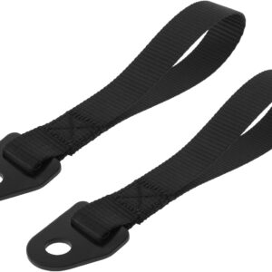 Tiradores de puerta 22 cm con correa negra Briny River