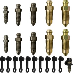 Juego de 10 tornillos de purga para frenos de moto/bici eléctrica