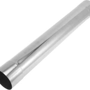 Tubo escape recto 76mm acero inoxidable 1 pieza DIY