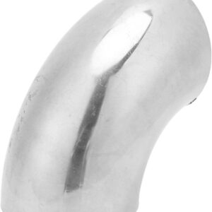 Tubo de escape 90° acero inoxidable 304 Ø63 mm pulido espejo