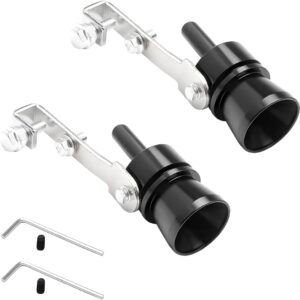 JNNJ Turbo Silbato Escape Coche (2 uds) - Negro