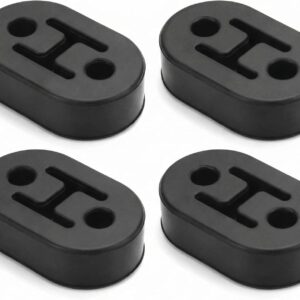 Colgadores de escape QWORK® 4 uds. 2 agujeros - Universal