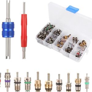 Kit válvulas aire acondicionado coche 102 piezas Uadme