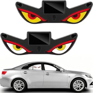 Luces LED Solares Ojos Demonio para Coche - Sin taladrar
