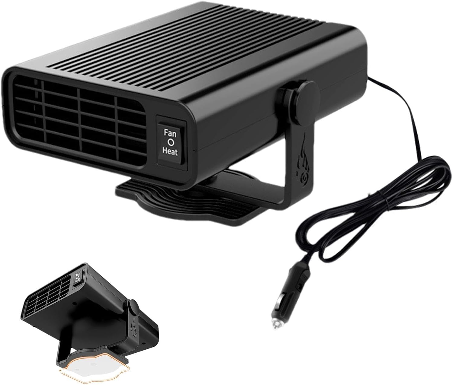 Calefactor portátil 2 en 1 para coche y camping | Fravsiu
