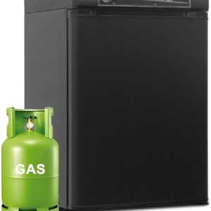 SMETA Nevera Gas 60L 12V/220V Trivalente para Furgoneta