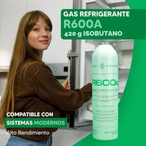 REPORSHOP - Gas R600a (2x420g) para frigoríficos