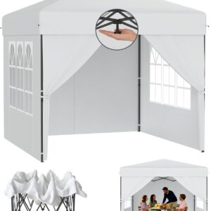 ACXIN Pérgola Pop Up 2.5x2.5m Blanco - Impermeable UV50+