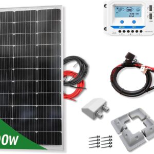 Kit solar 100W 12V para autocaravana - VIASOLAR
