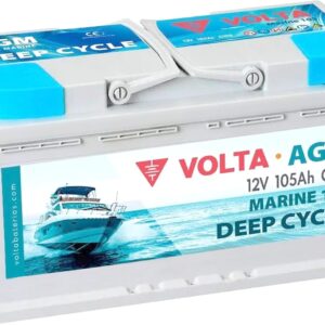 Batería Barco Volta Marine 105 AGM 12V 105Ah - Ciclo Profundo
