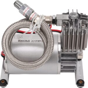 Compresor aire 12V 150 PSI resistente metal para coche y barco