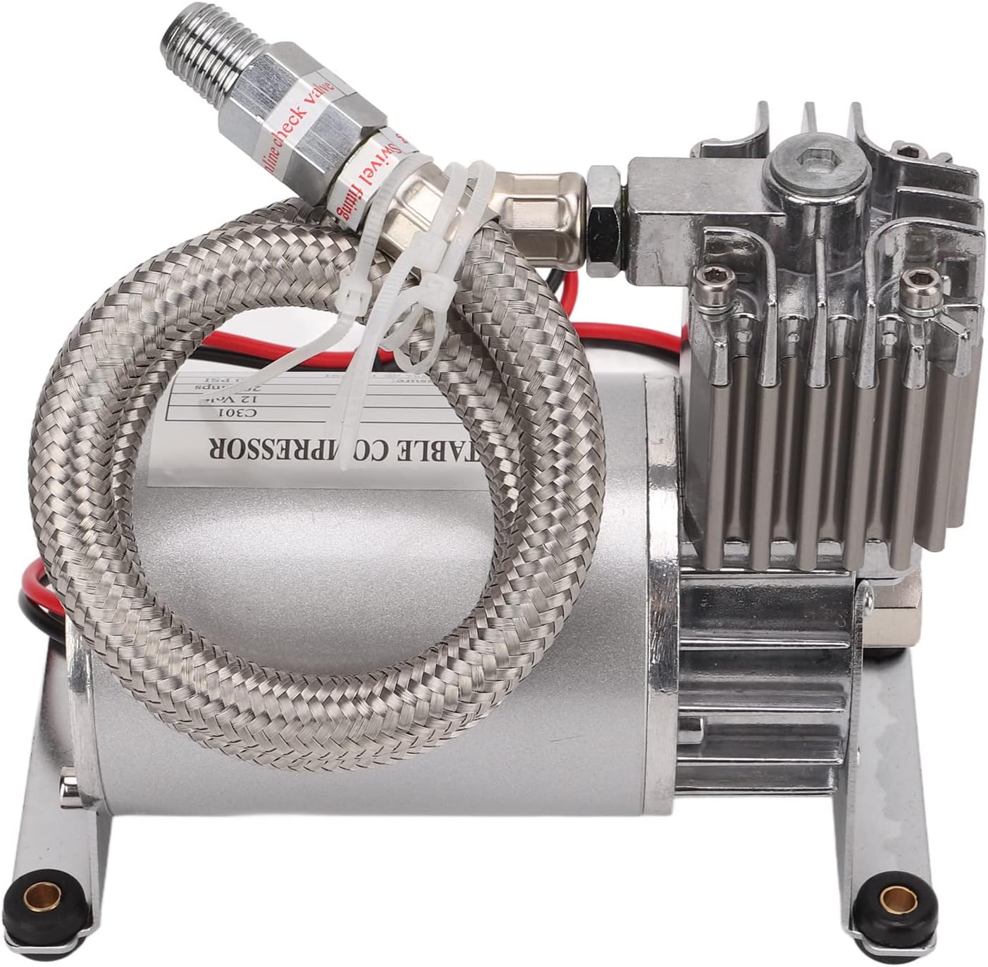 Compresor aire 12V 150 PSI resistente metal para coche y barco