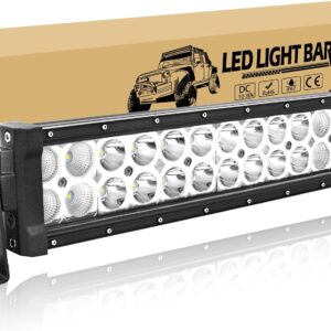RIGIDON Barra LED 12" 72W 6000K, Faros Antiniebla 12V-24V