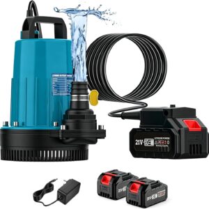 Bomba sumergible 11000 L/h a batería TECKZOON