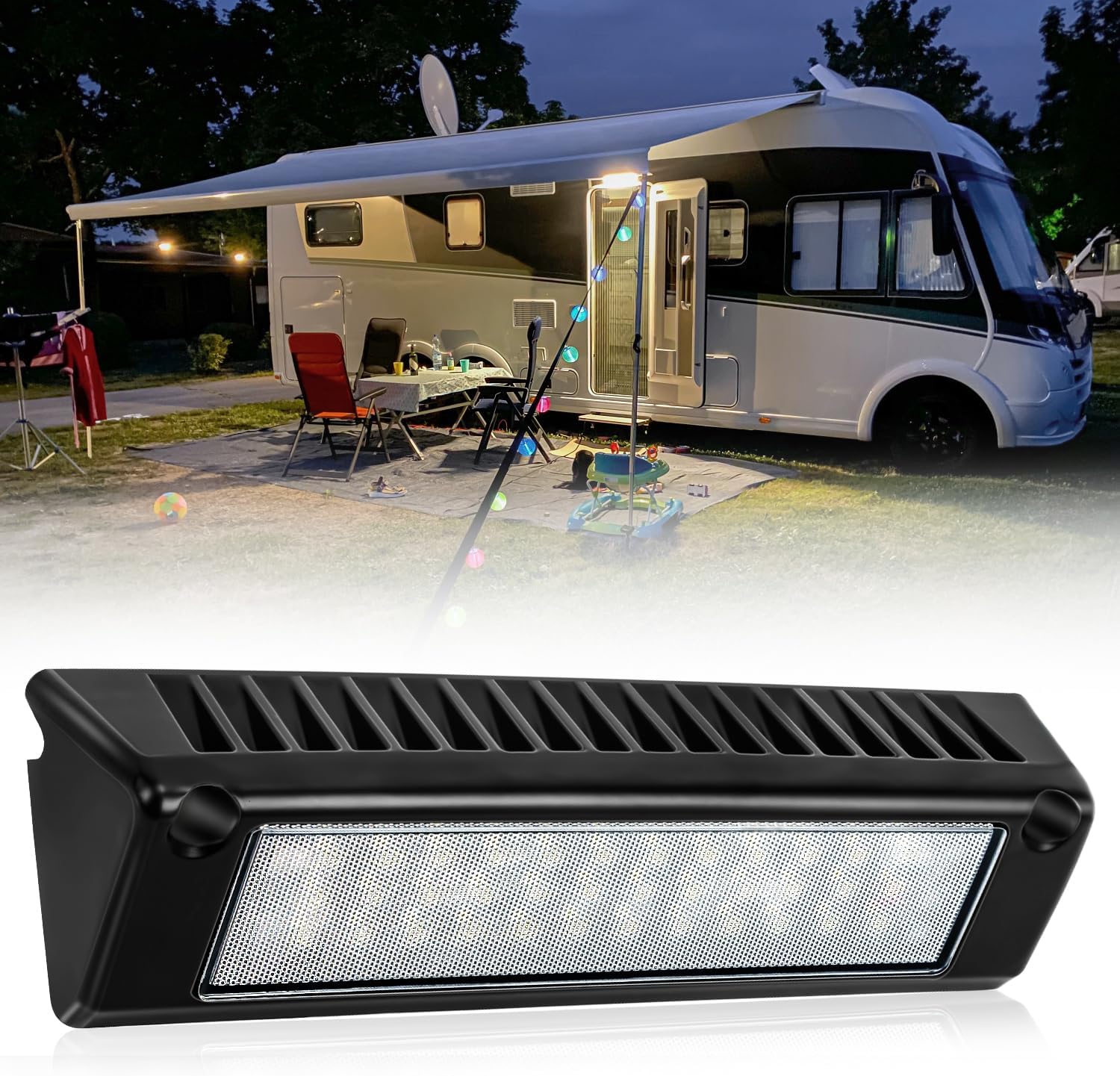 SUPAREE Luz LED 12V Exterior Caravana 6000K IP67