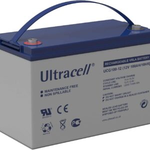 Batería Gel 12V 100Ah Ciclo Profundo para Autocaravana
