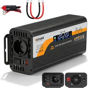 Inversor GAOUTO 700W/1400W 12V-24V a 220V